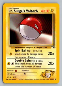 Lt. Surge's Voltorb Exemplar 4,95 €