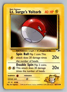 Lt. Surge's Voltorb Exemplar 4,95 €