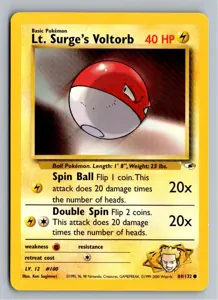 Lt. Surge's Voltorb Exemplar 4,95 €