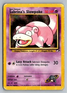 Pokémon-Karte Sabrina's Slowpoke 95/132 Gym Heroes