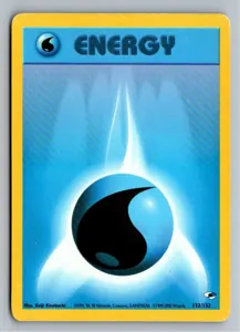 Pokémon-Karte Water Energy 132/132 Gym Challenge