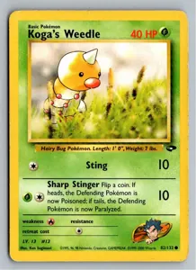 Koga's Weedle Exemplar 3,95 €