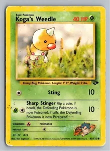 Koga's Weedle Exemplar 3,95 €