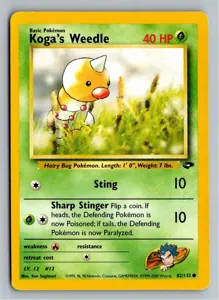 Koga's Weedle Exemplar 3,95 €