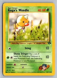 Koga's Weedle Exemplar 3,95 €
