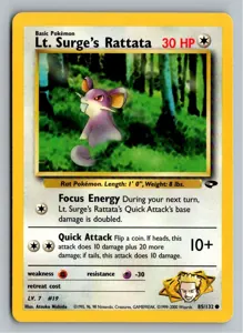 Lt. Surge's Rattata Exemplar 3,95 €