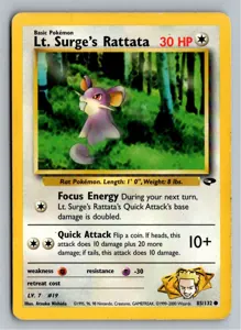 Lt. Surge's Rattata Exemplar 3,95 €