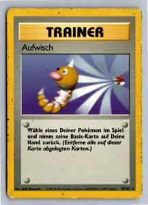 Pokémon-Karte Aufwisch 78/102 Grundset