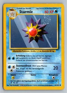 Starmie Exemplar 3,25 €