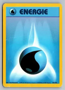 Pokémon-Karte Wasser-Energie 102/102 Grundset