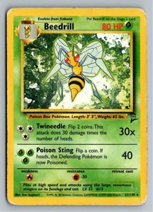 Pokémon-Karte Beedrill Bibor 21/130 Base Set 2