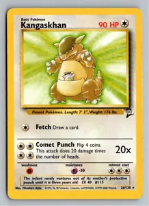 Pokémon-Karte Kangaskhan Kangama 26/130 Base Set 2