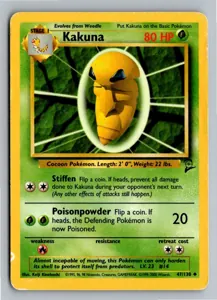 Pokémon-Karte Kakuna Kokuna 47/130 Base Set 2