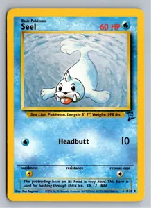 Pokémon-Karte Seel Jurob 61/130 Base Set 2