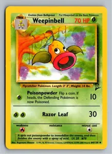 Pokémon-Karte Weepinbell Ultrigaria 64/130 Base Set 2