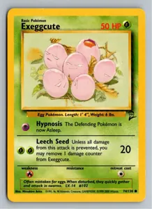 Pokémon-Karte Exeggcute Owei 74/130 Base Set 2