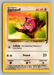 Pokémon-Karte Jigglypuff Pummeluff 77/130 Base Set 2