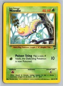 Weedle Hornliu Exemplar 3,95 €