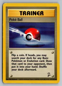 Pokémon-Karte Poké Ball 121/130 Base Set 2