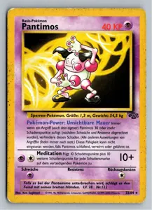 Pokémon-Karte Pantimos 22/64 Dschungel