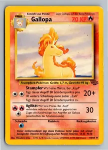 Pokémon-Karte Gallopa 44/64 Dschungel