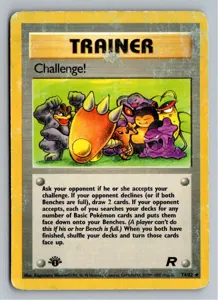 Pokémon-Karte Challenge! Herausforderung! 74/82 Team Rocket