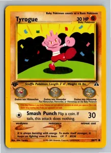 Pokémon-Karte Tyrogue Rabauz 66/75 Neo Entdeckung