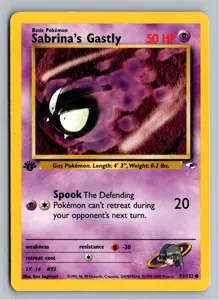 Pokémon-Karte Sabrina's Gastly 93/132 Gym Heroes