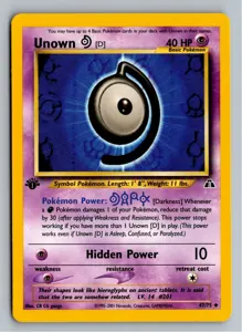 Unown [D] Icognito D Exemplar 4,95 €