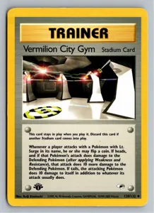 Pokémon-Karte Vermilion City Gym 120/132 Gym Heroes